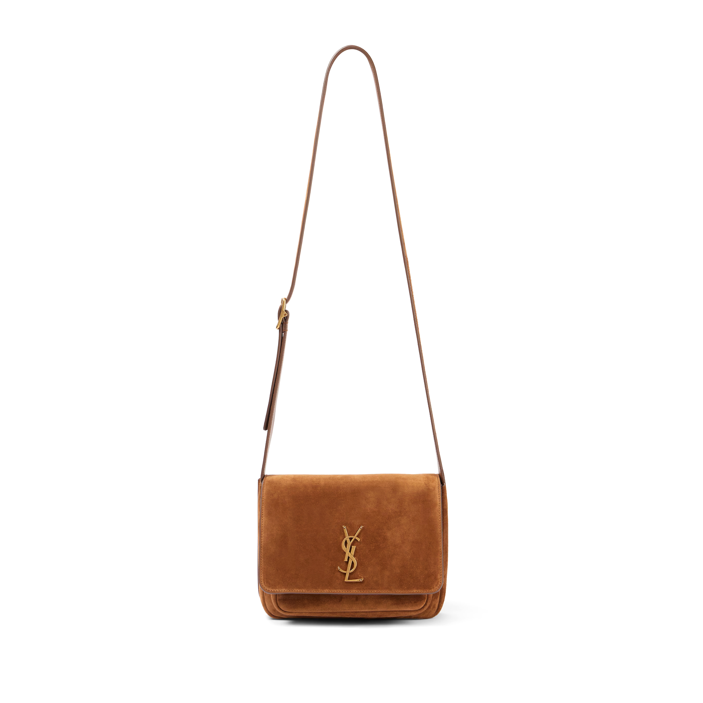 YSL SAINT LAURENT SMALL SATCHEL IN SUEDE 633151 (21*16*5cm)
